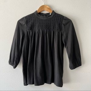 Gap girls 3/4 sleeve top